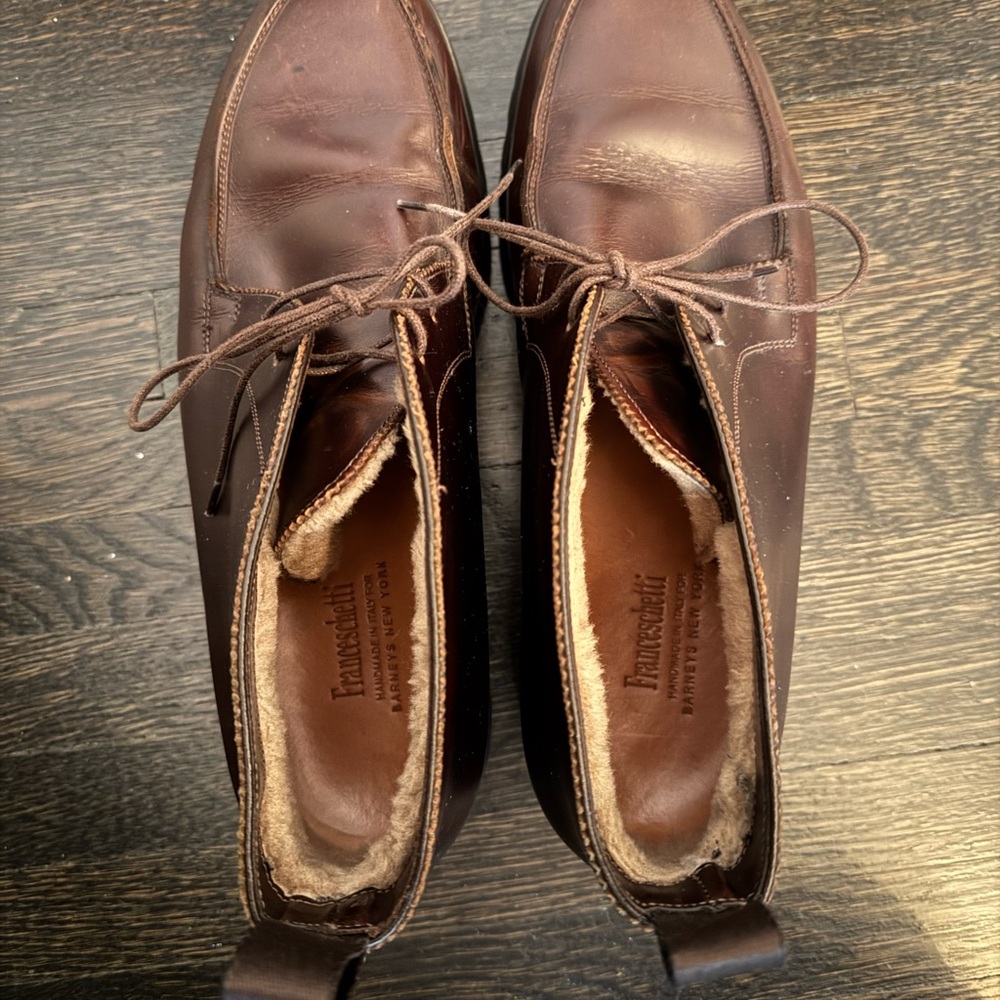 Barney’s Brown Leather Men's Shoes
